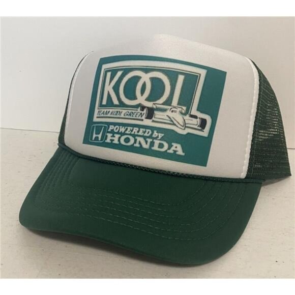 F1 Retro 80s Vintage Style KOOL Racing Hat Formula 1 Trucker Honda Track Wear - Picture 2 of 3